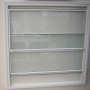 partially open panel on our Unbalanced vertical sliding unit.